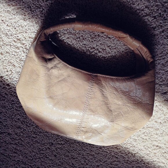 Custom Made Light Beige Leather Mini Handbag - Picture 16 of 16